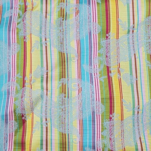 Cynthia Cynthia Steffe Skirt Size 10 Yellow Stripe - Picture 2 of 11